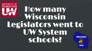 Click on the image for more information about Legislators' ties to UW System Schools